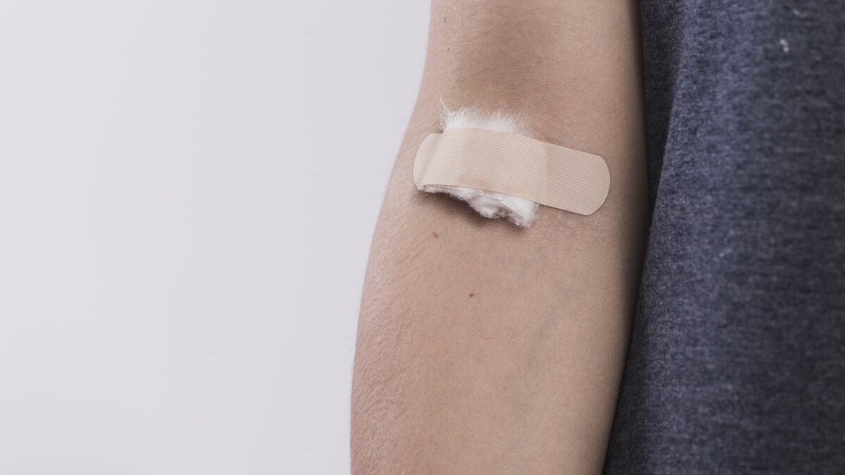 E depois da dádiva de sangue?